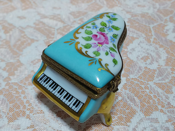 商品紹介 グランドピアノ（ブルー） ｜ リモージュボックス Limogesbox 